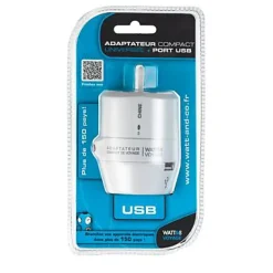 Adaptateur universel compact de voyage^Watt & Co Best