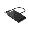 Adaptateur USBC Multimedia GBE HDMI VGA USBA noir-Belkin Hot