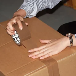 Adhésif d'emballage marron, 50 mm x 100 m-Diall Outlet