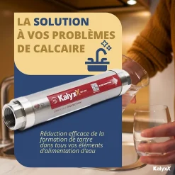 Adoucisseur d'eau Anticalcaire innovant IPS Kalyxx RedLine G1 