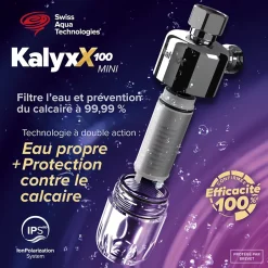 Adoucisseur d'eau Anticalcaire Antibacterien innovant IPS 100 Kalyxx MINI G 3/8" femelle (IPSKXMG38T)^Swiss Aqua Technologies Clearance