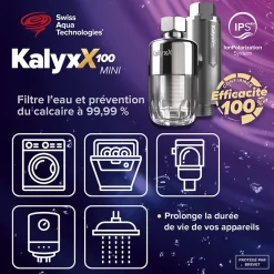 Adoucisseur d'eau Anticalcaire Antibacterien innovant IPS 100 Kalyxx MINI G 3/8