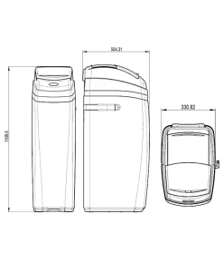 Adoucisseur d'eau POSEIDON 26L avec Accessoires + Mise en Service Gratuite^Apic