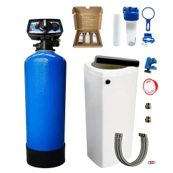 Adoucisseur D'eau Bi Bloc 25l Fleck 5600 Chronométrique Mécanique Complet Avec Accessoires-Toodo Discount