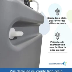 Adoucisseur D'eau 25l Fleck 5600 Sxt Volumétrique électronique^Toodo Discount
