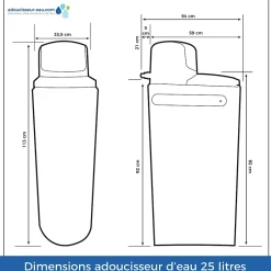 Adoucisseur D'eau 25l Fleck 5600 Sxt Complet Avec Accessoires-Toodo Sale
