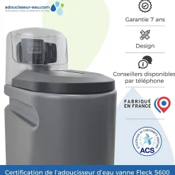 Adoucisseur D'eau 20l Fleck 5600 Sxt Complet Avec Accessoires^Toodo Online