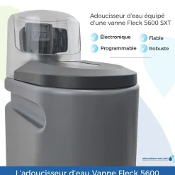 Adoucisseur D'eau 16l Fleck 5600 Sxt Complet Avec Accessoires^Toodo