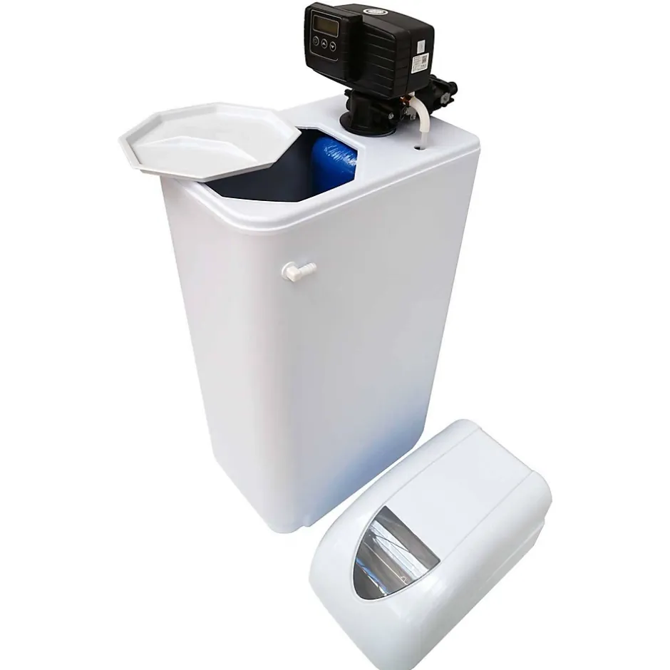 Adoucisseur D'eau 20l Vanne Fleck 5600 Sxt Complet Bac Blanc - Kit Essentiel-Toodo New