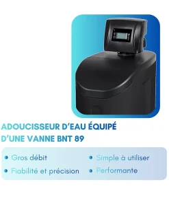 Adoucisseur d'eau PHOCION 34L gros débit avec Accessoires + Mise en Service Gratuite-Apic