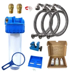 Adoucisseur Eau 8L Fleck 5600 MV Mécanique Volumétrique Complet Avec Accessoires Fabriqué En France^Toodo Online