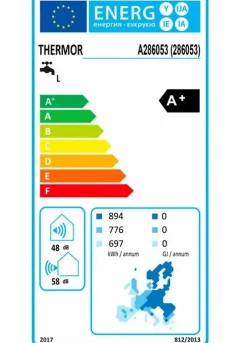 Aeromax 6 stable - 600x1906 mm- COP: 3,7 - 240 L-Thermor