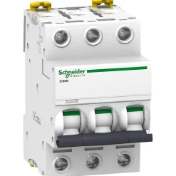 A9f74370 Schneider Ic60n Disjoncteur Triphasé Schneider 0,5a - 3p - Courbe C - 50ka - à Vis-Schneider Electric