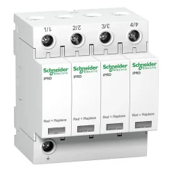 A9l40421 Schneider - Parafoudre Tétrapolaire De Type 2 Iprd40r - 40ka - Report De Signalisation-Schneider Electric