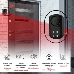 Alarme Porte et Fenêtre-Fishtec Hot