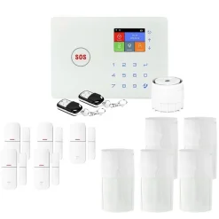 Alarme maison connectée 4G sans fil wifi et gsm amazone - - kit animal 5-Lifebox Hot