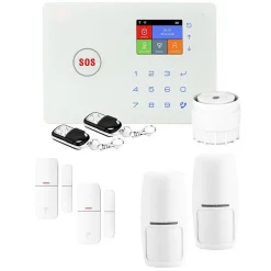 Alarme maison connectée 4G wifi et gsm amazone - - kit2-Lifebox Clearance