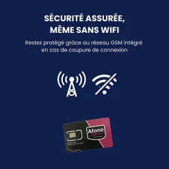Alarme maison sans fil avec écran tactile 7'' AM351 livrée avec 2 caméras Full HD et 12 accessoires - Sans abonnement^Daewoo Online