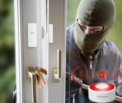 Alarme Maison sans Fil Camera1080P , 120dB Alarme Maison connectée 2.4GHz, 9Pack Compatible avec Alex^Nature Pro Online