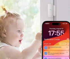 Alarme Maison sans Fil Camera1080P , 120dB Alarme Maison connectée 2.4GHz, 9Pack Compatible avec Alex^Nature Pro Online