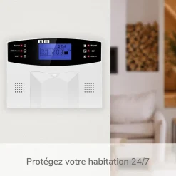 Alarme maison sans fil gsm 4G et 3 caméras wifi kit ip3^Lifebox Best