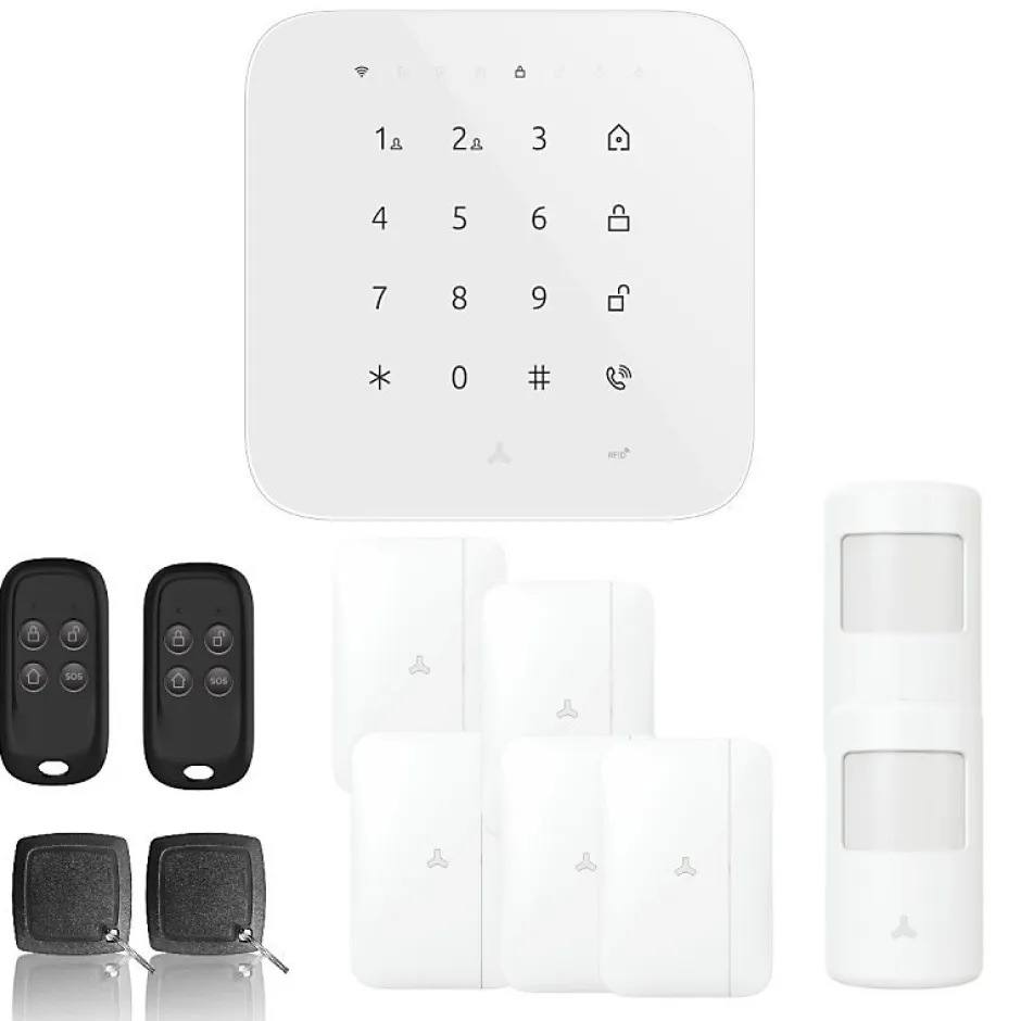Alarme maison wifi et gsm 4g sans fil connectée casa- kit 6-Lifebox Clearance
