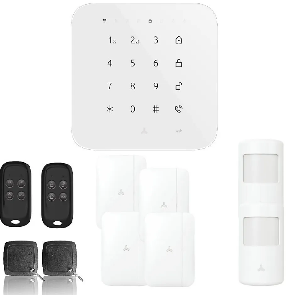 Alarme maison wifi et gsm 4g sans fil connectée casa- kit 5-Lifebox New