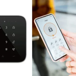 Alarme maison wifi et gsm 4G sans fil connectée Casa Noire avec 2 caméras double objectif - kit 1-Lifebox Best