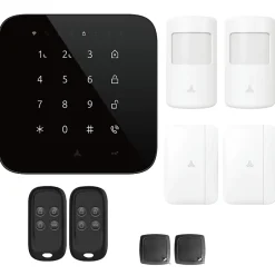 Alarme maison wifi et gsm 4G sans fil connectée Casa Noire - kit 2^Lifebox Outlet