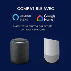 Alarme Maison Wifi Sans Fil Vigilia VIG502 - Kit Complet avec Caméras Full HD intérieur et extérieure autonome et 9 Acces-Daewoo Discount