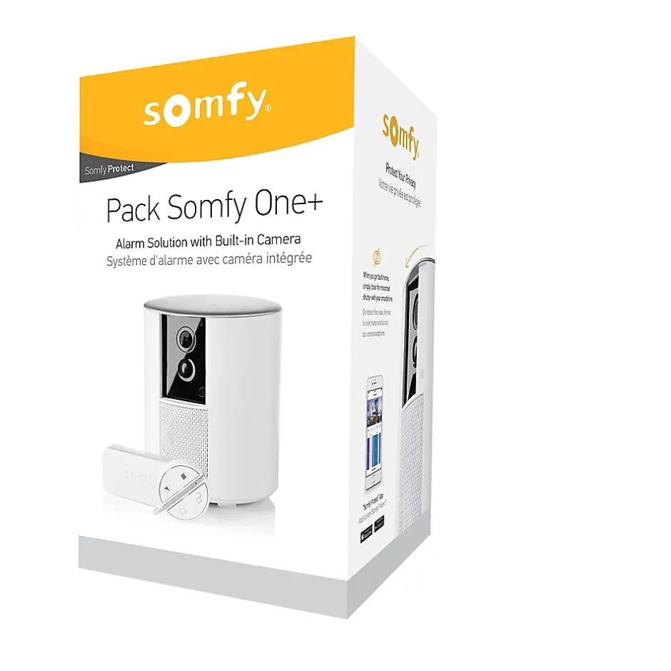 Alarme sans fil avec caméra de surveillance intégrée Full HD one + 2401493^Somfy New