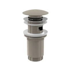 Bonde pour lavabo clic-clac 5/4 " Avec trop-plein, Nickel (A392-N-P)-Alca New