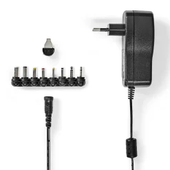 Alimentation 3 à 12V 1.5A - 8 embouts-Nedis Best