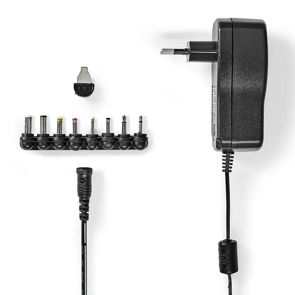 Alimentation 3 à 12V 1.5A - 8 embouts-Nedis Best