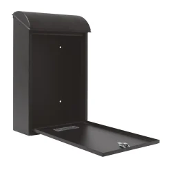 - Boîte aux lettres 2 - 400 x 250 x 100 mm - Acier - Noir-Amig Discount