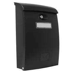 - Boîte aux lettres 7 - 345 x 240 x 105 mm - Plastique - Noir^Amig Outlet