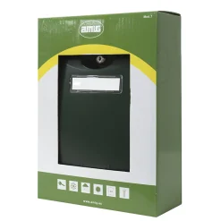 - Boîte aux lettres 7 - 345 x 240 x 105 mm - Plastique - Vert^Amig New