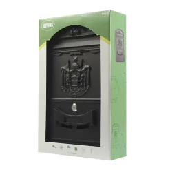 - Boîte aux lettres 4 - 400 x 240 x 80 mm - Aluminium - Noir^Amig Outlet
