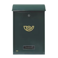 - Boîte aux lettres 2 - 400 x 250 x 100 mm - Acier - Vert-Amig Discount