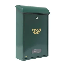 - Boîte aux lettres 2 - 400 x 250 x 100 mm - Acier - Vert-Amig Discount