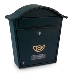- Boîte aux lettres 1 - 370 x 360 x 105 mm - Acier - Noir^Amig Best