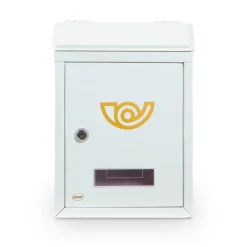 - Boîte aux lettres 2 MINI - 295 x 210 x 62 mm - Acier - Blanc^Amig New