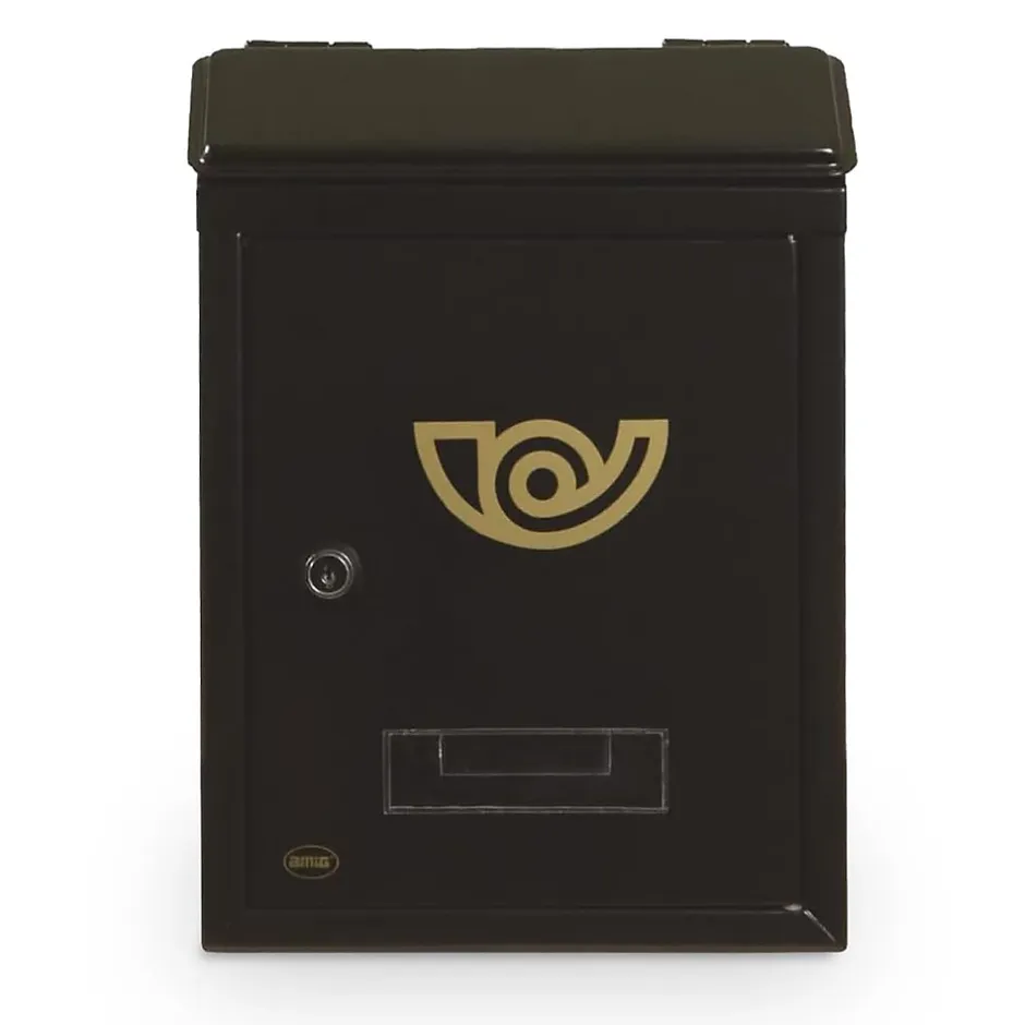 - Boîte aux lettres 2 MINI - 295 x 210 x 62 mm - Acier - Noir^Amig Sale