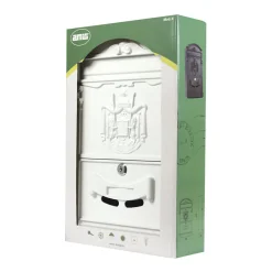 - Boîte aux lettres 4 - 400 x 240 x 80 mm - Aluminium - Blanc^Amig Outlet