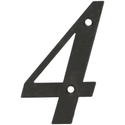 - Chiffres - 4'' - 100 mm - Acier - Noir-Amig