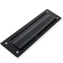 - Entrée de boîte aux lettres 1 - 254 x 78 mm - Acier - Noir^Amig Best