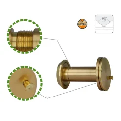 - Judas optique 3 - 14 35-60 mm - Laiton - Poli-Amig Discount