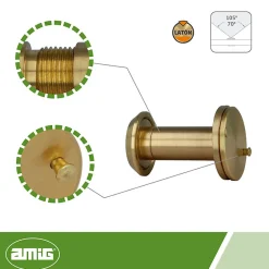 - Judas optique 3 - 14 35-60 mm - Laiton - Poli-Amig Discount