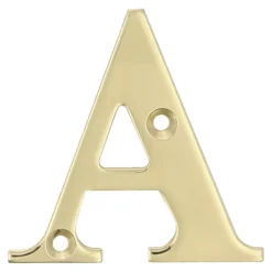 - Lettres laiton - 4'' - 100 mm - Laiton - Poli-Amig Sale