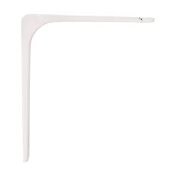 - Équerre 2 - 350 x 250 mm (14'' x 10'') - Acier - Blanc-Amig Clearance